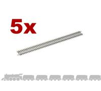 OO/HO Setrack Quad Straight Tracks Peco ST-204 with code 100 nickel silver rail