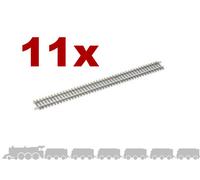 OO/HO Setrack Quad Straight Tracks Peco ST-204 with code 100 nickel silver rail