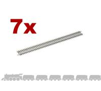 OO/HO Setrack Quad Straight Tracks Peco ST-204 with code 100 nickel silver rail