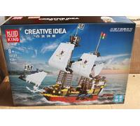 OO Mould King 10137 Pirate Ship Building Blocks 928 Pcs New