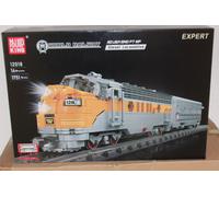 OO Mould King 12018 Train Locomotive EMD F7 WP Building Bricks 1751 pcs NEW OVP