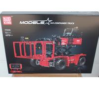 OO Mould King 17030 RED Container Stapler Truck Building Blocks 4878 Pcs New