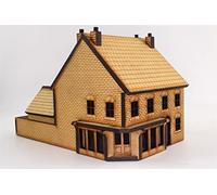 OO Victorian Corner Shop with Rear Outhouse -Laser-Cut MDF- Railway Modelling