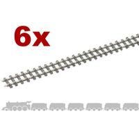 OO9 flexible tracks Peco SL-400 with irregular wooden sleepers and code 80 rail