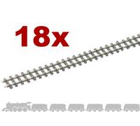 OO9 flexible tracks Peco SL-400 with irregular wooden sleepers and code 80 rail