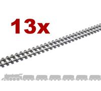 OO9/HOe Mainline Flexible Tracks Peco SL-404 wooden sleepers code 80 rail 914mm