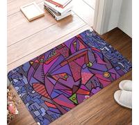 OOAHJEID Absorbent flannel doormat Siouxsie And Banshees Hyaena Artwork Vinyl LP Non-slip Doormat Carpet Bath Kitchen Mat Prayer Indoor Modern