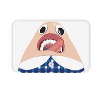 OOAHJEID Bathroom door mat Mouth and Tongue Non-slip Doormat Bath Mat Funny Vector Design Of Sussie From The Amazing World Of Gumball Balcony Carpet