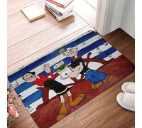 OOAHJEID Bathroom door mat Popeye the Sailor Bath Non-Slip Carpet The-Navy Living Room Mat Welcome Doormat Home Decoration Rug