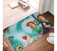 OOAHJEID Bathroom door mat Vortex Bath Non-Slip Carpet Flushed Away Bedroom Mat Entrance Door Doormat Home Decoration Rug