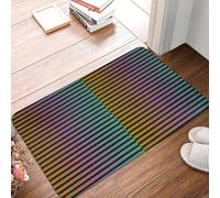OOAHJEID Flannel absorbent door mat Carlos Cruz Diez Venezuela Anti-slip Floor Mat Washable Carpet Rug