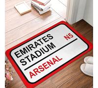 OOAHJEID Flannel absorbent door mat Emirates Stadium Football Sign Non-slip Floor Mat Carpet Rug