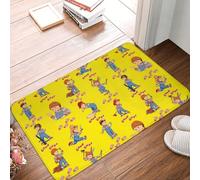 OOAHJEID Flannel absorbent door mat Good Guys Chucky Anti-Slip Child's Play Doll Kitchen Bathroom Balcony Rug Carpet