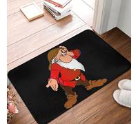 OOAHJEID Flannel absorbent door mat Grumpy Dwarf Non-slip Floor Mat Sand Scraping Carpet Rug