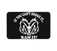 OOAHJEID Flannel absorbent door mat If You Can`T Dodge It Ram It cushion absorbent bathroom earth non-slip