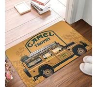 OOAHJEID Flannel absorbent door mat Personalized Camel Trophy Defender 110 Anti-Slip Kitchen Bathroom Rug Carpet