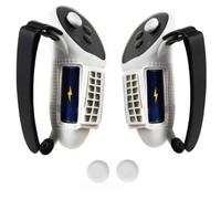 OOAVR Anti-Slip Controller Grip Covers Compatible with Meta Quest 3/Quest 3S VR Accessories, Built-in Battery Opening Lid and Protective Knuckle Straps