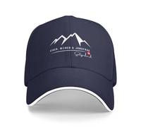 OOAXBEED Baseball Cap Eiger M NCH and Jungfrau Trilogy. Swiss Alps Baseball Cap Bobble Hat Christmas Hat Fishing Hat Hat for Men Women's