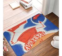 OOAXBEED Bath Mat Lunokhod USSR 1973 Soviet Vintage Space Doormat Kitchen Carpet Balcony Rug Home Decoration