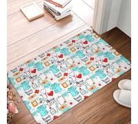 OOAXBEED Cartoon Doctors Nurse Doormat Non-Slip Bath Kitchen Mat Living Room Floor Door Entrance Carpet Rug-16x24 inch