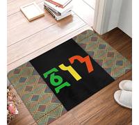 OOAXBEED Ethiopian Cross Art Ethiopia Bedroom Mat Unity We Are One Doormat Living Room Carpet Outdoor Rug Home Decor