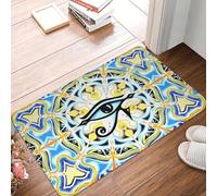 OOAXBEED Eye of Horus Egypt Mandala Doormat Anti-Slip Entrance Bathroom Kitchen Door Floor Mat Evil Eye Toilet Carpet Rug-16x24 inch