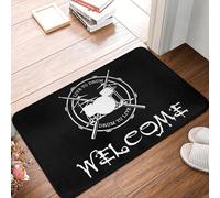 OOAXBEED Funny Live To Drum Drumming Music Front Door Mat Anti-Slip Indoor Waterproof Drummer Doormat Kitchen Bedroom Entrance Rug Carpet-16x24 inch