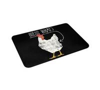 OOAXBEED Guess What Chicken Butt Shirt More Funny What'S Up Chicken Butt Stuff Non-slip Doormat Floor Mat Home Living room Footpad Mats