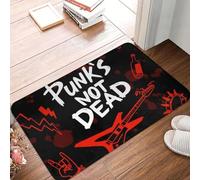 OOAXBEED Heavy Metal Punk Rock Music Front Door Floor Entrance Mat Outdoor Punks Not Dead Kitchen Bath Doormat Balcony Carpet Rug