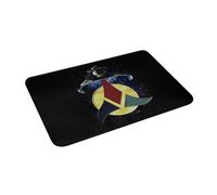 OOAXBEED KLINGON HEART OF VIRTUE Non-slip Doormat Floor Mat Sand Scraping Carpet Rug for Kitchen Entrance Home Bedroom Footpad Mats