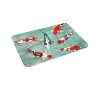 OOAXBEED Le ballet des carpes koi Non-slip Doormat Floor Mat Absorbent Mat Carpet Rug for Kitchen Entrance Home Living room Footpad Mats
