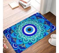 OOAXBEED Mandala Evil Eye Front Floor Door Entrance Mats Indoor Bathroom Kitchen Doormat Living Room Carpet Rug-20x32 inch