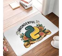OOAXBEED Python Has A Large Following Among Programmers Non-slip Doormat Floor Mat Carpet Rug for Kitchen Entrance Bathroom Footpad Mats