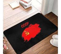 OOAXBEED Soviet Union Russia Soviet Flag Anti-slip Doormat Floor Mat Dust-proo Carpet Rug for Kitchen Entrance Home Balcony Footpad Mats