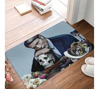 OOAXBEED The Art Of Eternal Enemy Homicidal Mads Mikkelsen Hannibal Anti-slip Doormat Floor Mat Carpet Rug for Kitchen Home Footpad Mats