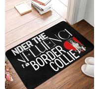 OOAXBEED Under The Influence Of A Border Collies Dog Non-slip Doormat Floor Mat Carpet Rug for Kitchen Entrance Home Balcony Footpad Mats
