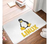 OOAXBEED Vintage Linux Logo Tux Penguin Anti-slip Doormat Floor Mat Durable Carpet Rug for Kitchen Entrance Home Balcony Footpad Mats