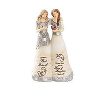 ooazbhy Friendship Gifts for Women Figurine Ornaments 2 Sisters Side by Side Resin Friendship Figurines Best Friend