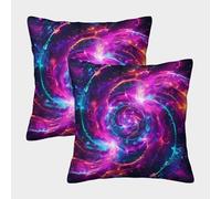 OOBAPZIIE The Spiral of Music Invisible Zipper Set of 2 Homeware Cushions Decorative Throw Pillow Cases for Home Sofa Bedroom Living Room Outdoor garden Car Decorative 40x40cm