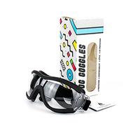 OocciShopp Dog Goggles, Transparent, Waterproof & Anti-Fog, PVC, Medium, Sunglasses, Eye Protection, Dog, 371379031
