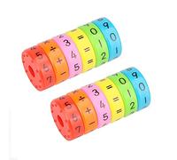 OOCOME 2PCS Magnetic Arithmetic Learning Toys Math Games Math Resources Children Number Games Number Blocks Magnet Toys for Kids Children Gifts