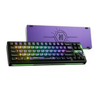 OOCTPK Chilkey Slice68 HE Gaming Keyboard: Hall Effect Aluminum Keyboard with Flux Switch, Rapid Trigger, 8K Polling, Per-Key RGB Gaming Magnetic Switch Key Board for Gaming (Purple)