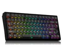 OOCTPK Chilkey Slice75 HE Gaming Keyboard: Hall Effect Aluminum Keyboard with Flux Switch, Rapid Trigger, 8K Polling, Per-Key RGB Gaming Magnetic Switch Key Board for PC Mac Win (Translucent Black)