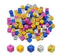 OODJVN 25 Pieces Of Colored Dice, Board Game Entertainment Accessories, Mathematics Teaching Scene Tools, Event Party Game Dice.