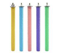 OODJVN 5 Pieces Of Parrot Claw Grinding Sticks, Bird Cage Claw Grinding Frame, Bird Claw Grinding Tools, Suitable For Budgerigars, Macaws, And Green Parrots.