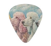 Oodles Of Poodles - Guitar Picks-12 Pack Includes Thin, Medium & Heavy Gauges, Best Gift for Guitar Lovers