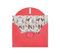 Oodles Of Poodles Printing Notecards With Envelopes Funny Love Buckle Pearl Paper Envelope Packaging Holiday Greeting