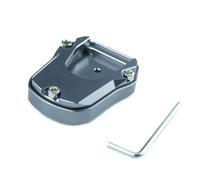 OOELAZ Motorcycle Kickstand Extender Foot Side Stand Extension Pad Support Plate Enlarged Base Aluminum Bracket For NS125 NX125 H9EE