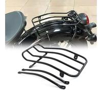 OOELAZ Motorcycle Solo Seat Rear Luggage Rack Holder Goods Shelves Trunk Rack For T&riumph Bonneville Bobber/Bobber Black 2017 2018 2019 2020