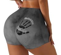 OOEREWGF This Ass is Taken Personalized Short Legging for Women,Custom Hand Name This Ass Belongs to Me Funny Yoga Short Leggings Pant for Wife
